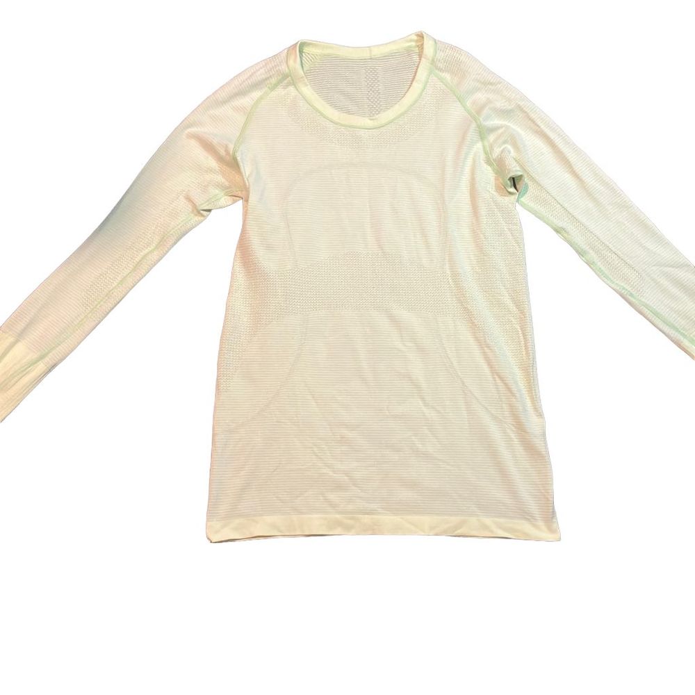 lululemon athletica Long Sleeve Lightweight Crew - Pale Yellow